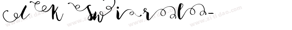 CK Swirl字体转换